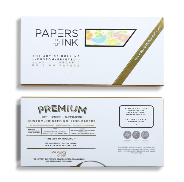 Rainbow Flower Rolling Paper – Wicked Hippie