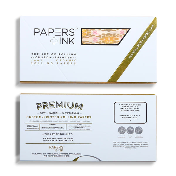 All in One Rolling Paper Kit w/ Grinder - Unbleached - Modern Day Hippie  Brand