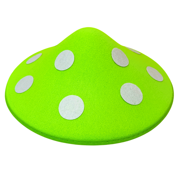 Shroomin' Hat in Neon Lime