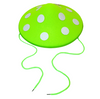 Shroomin' Hat in Neon Lime