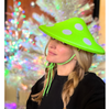 Shroomin' Hat in Neon Lime